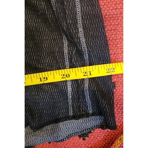 Men's Lightweight Hooded Long Sleeve Shirt XL Black Heathered Cotton/Polyester - Picture 8 of 14